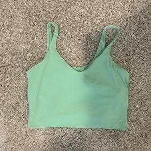 Green Lululemon Align Tank Size 12